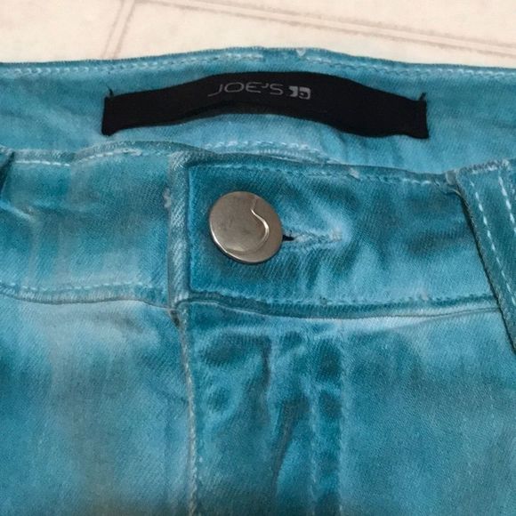 JOE’S JEANS The Icon Teal Cropped Ankle Jeans - Picture 7 of 11